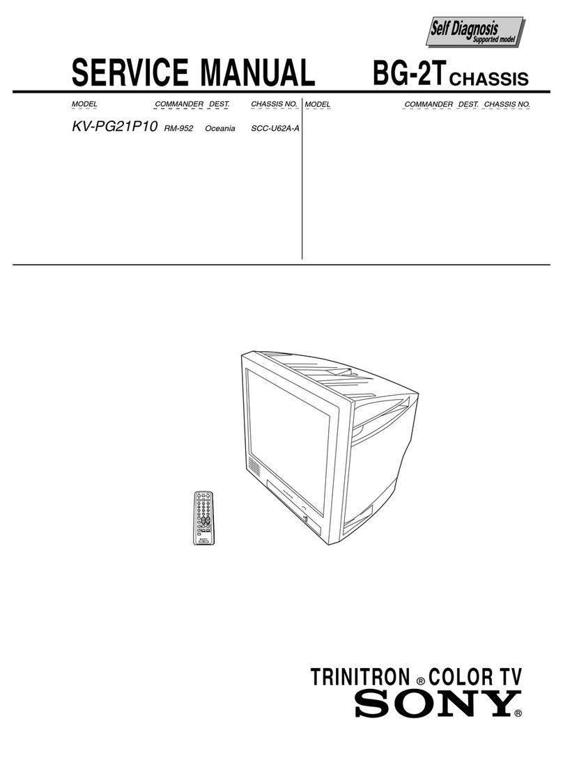 Sony TRINITRON KV-PG21P10 User manual Sony TRINITRON KV-PG21P10 User manual