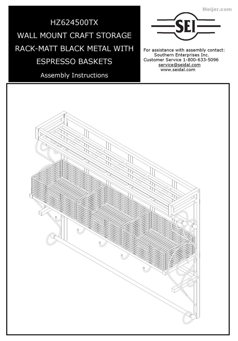SEI HZ624500TX Assembly instructions SEI HZ624500TX Assembly instructions