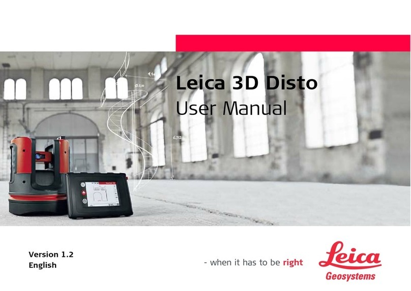 Leica 3D Disto user manual