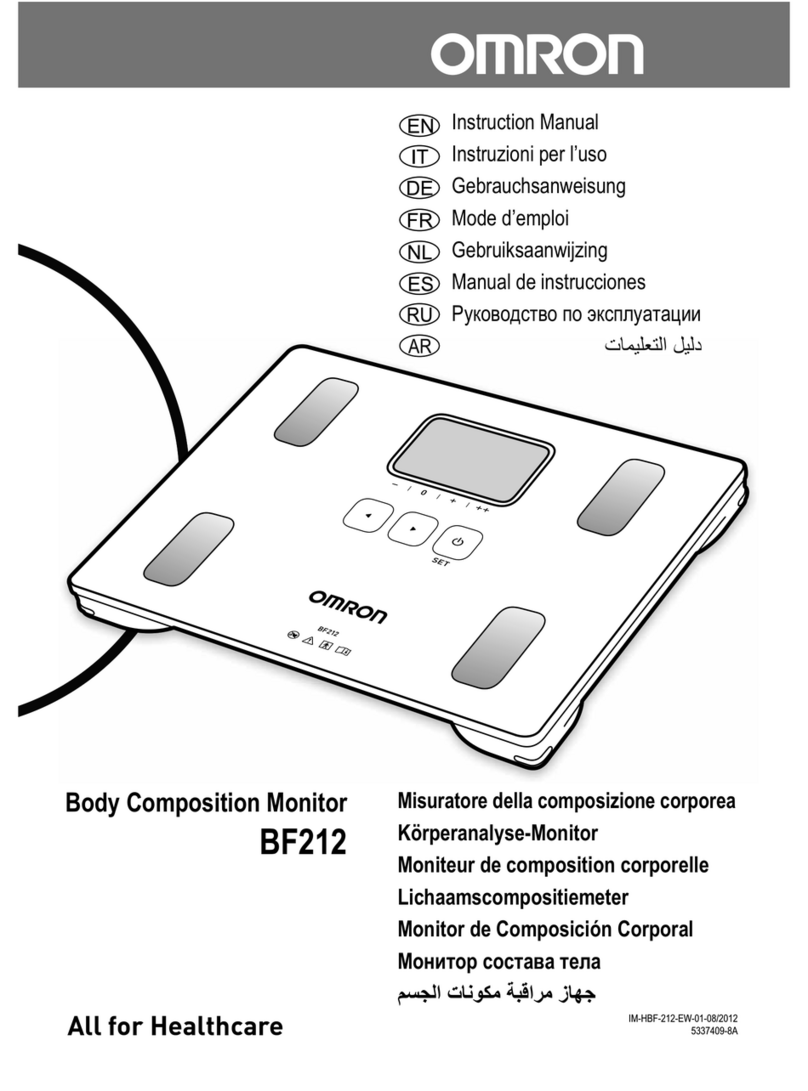 Omron BF212 User manual