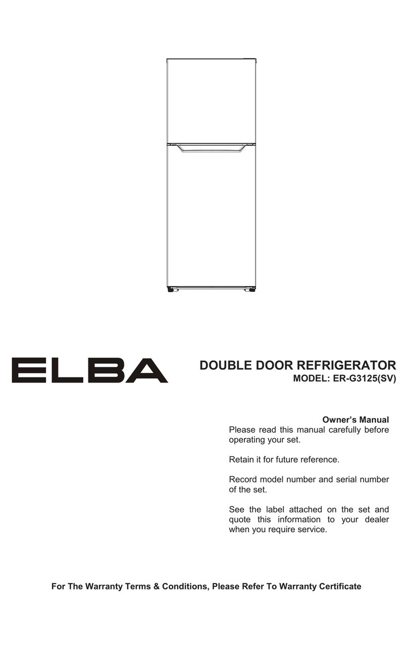 Elba ER-G3125 owner's manual