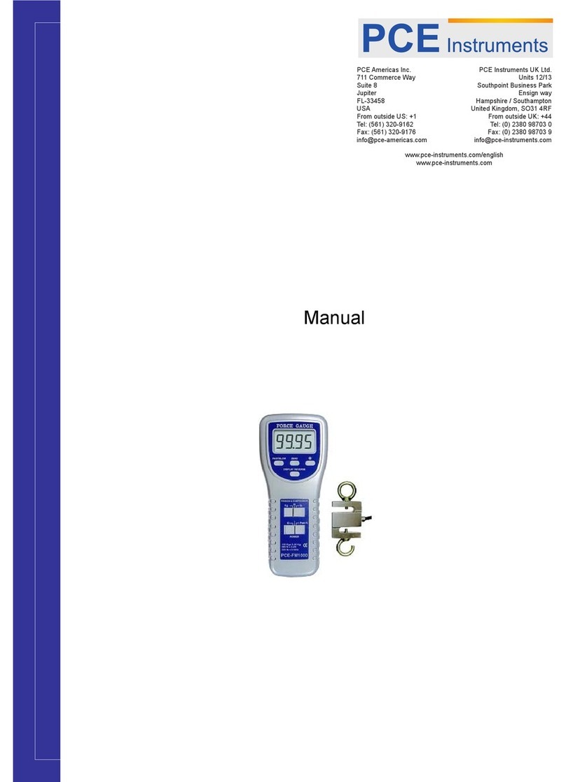 PCE Instruments PCE-FM 1000 User manual
