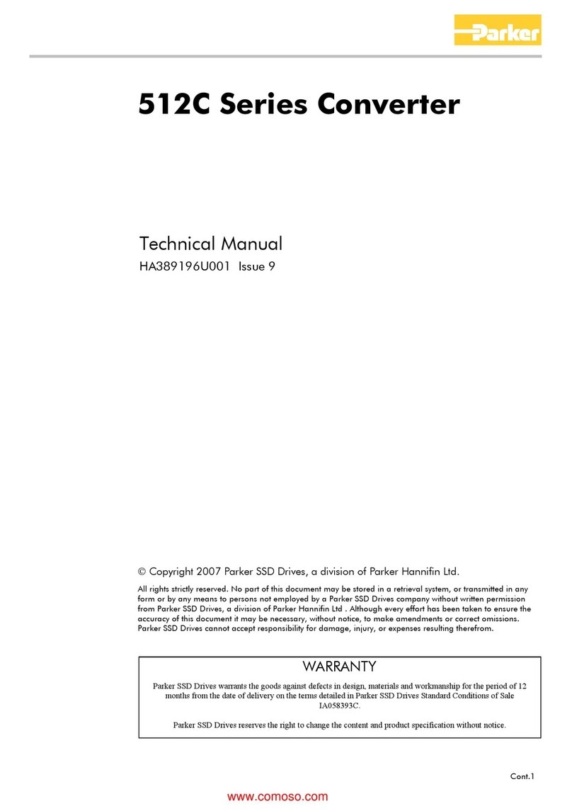 Parker 512C Series Technical manual