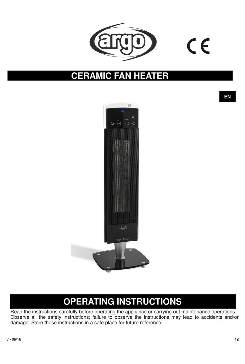 Argoclima New Tower operating instructions Argoclima New Tower operating instructions