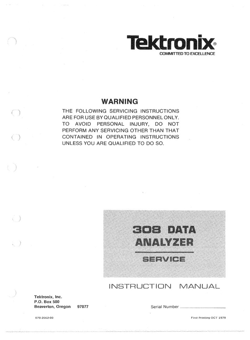 Tektronix 308 instruction manual