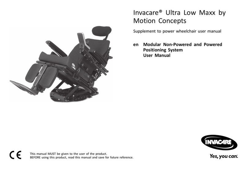 Invacare Ultra Low Maxx User manual