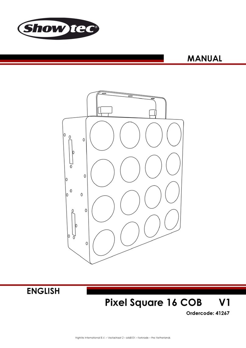 Show Tec Pixel Square 16 COB User manual