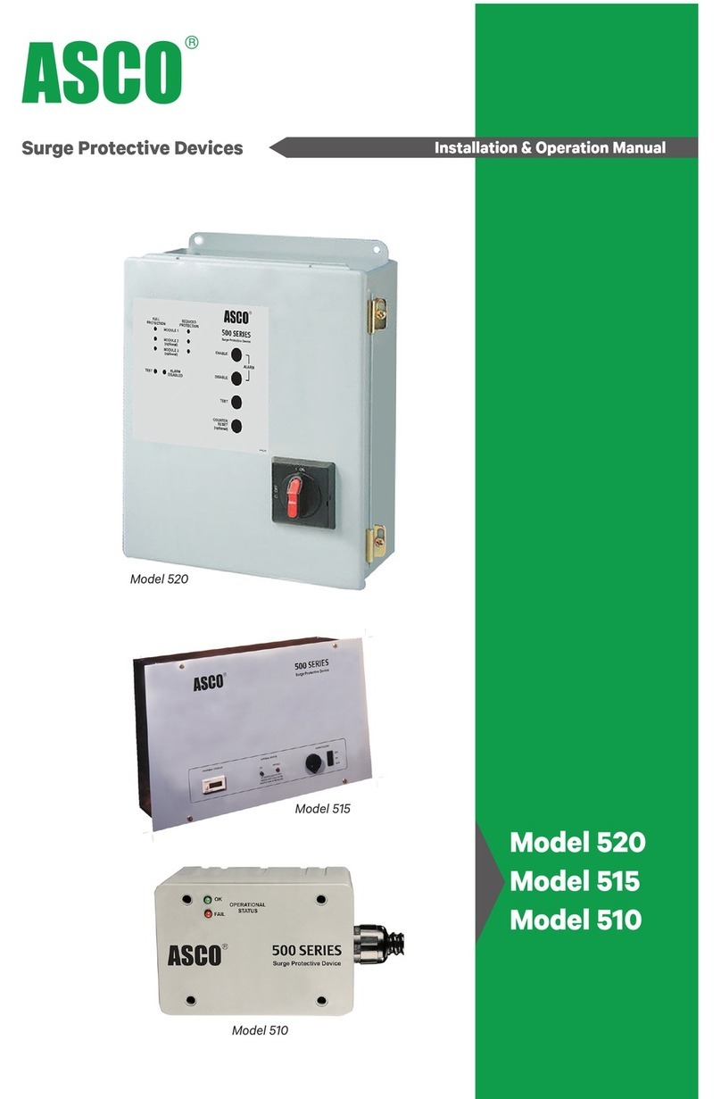 Asco 520 User manual