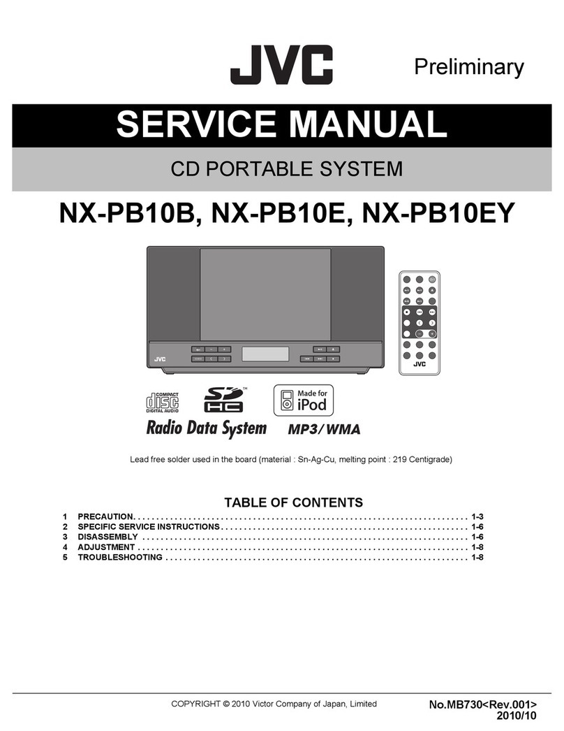 JVC NX-PB10B User manual