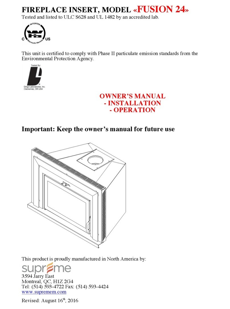 SUPREME FUSION 24 owner's manual