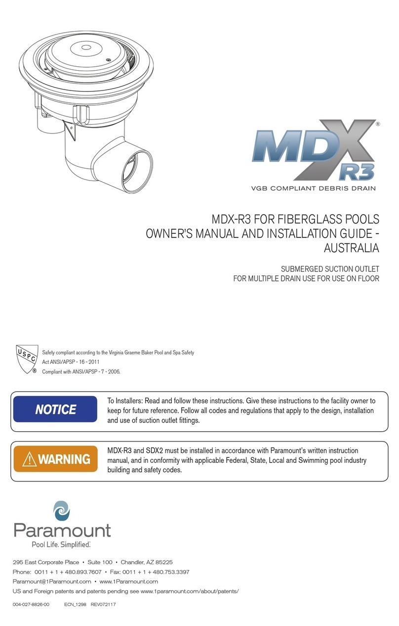 Paramount Fitness MDX-R3 Programming manual