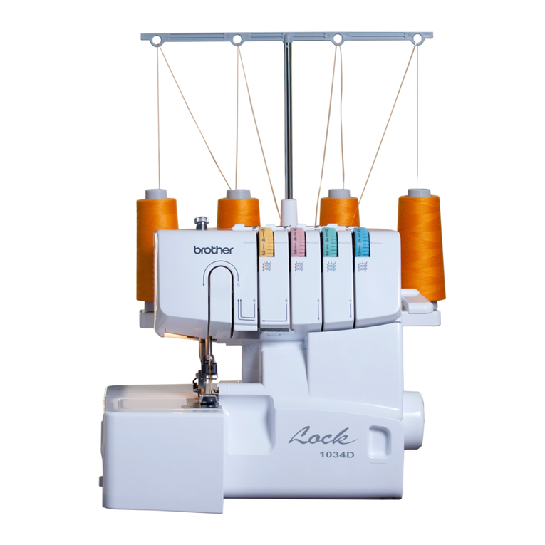 Brother Serger 1034D User manual