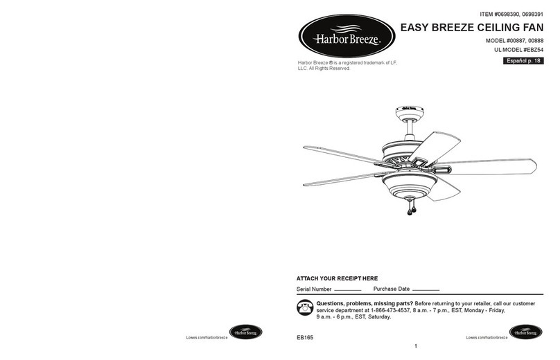 Harbor Breeze 00887 User manual