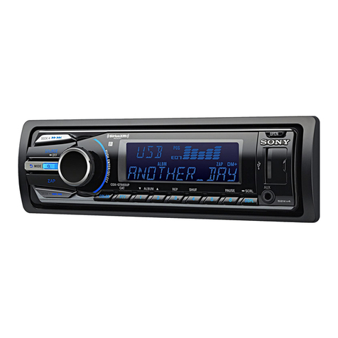 Sony CDX-GT660UE User manual