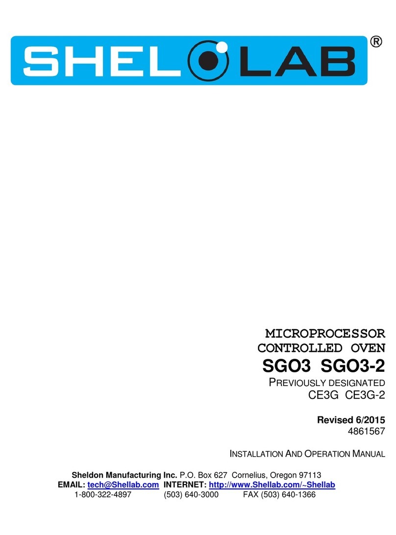 shelolab SGO3 Installation and operation manual