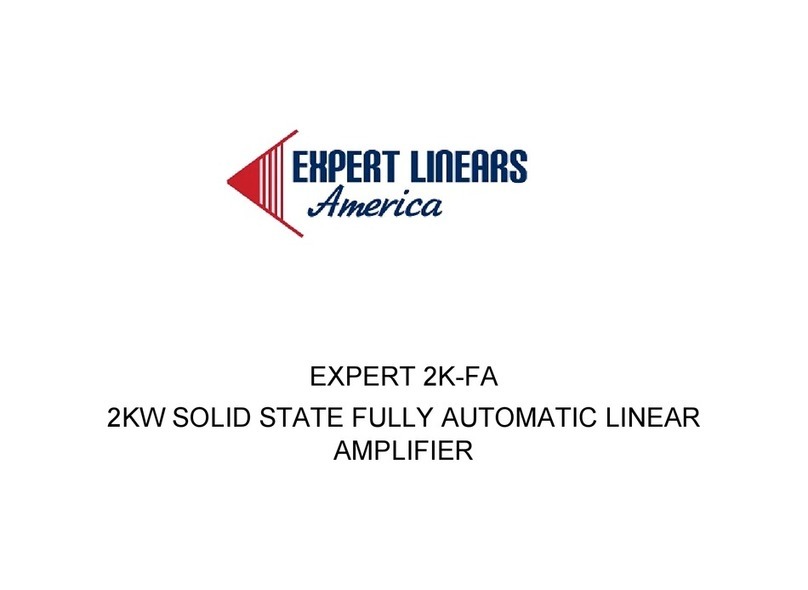 Expert Linears 2K-FA quick start guide