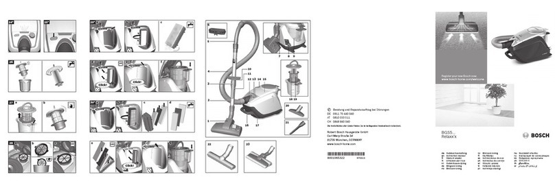 Bosch BGS5 series Relaxx'x User manual
