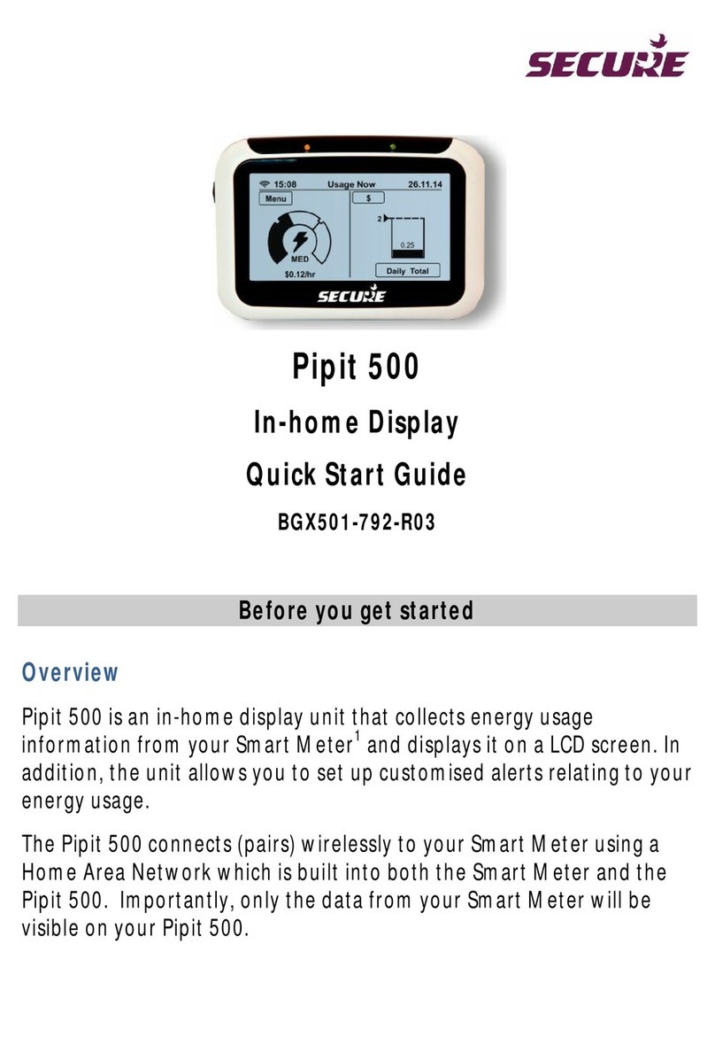Secure Pipit 500 User manual