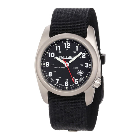 Bertucci Performance Watch User manual
