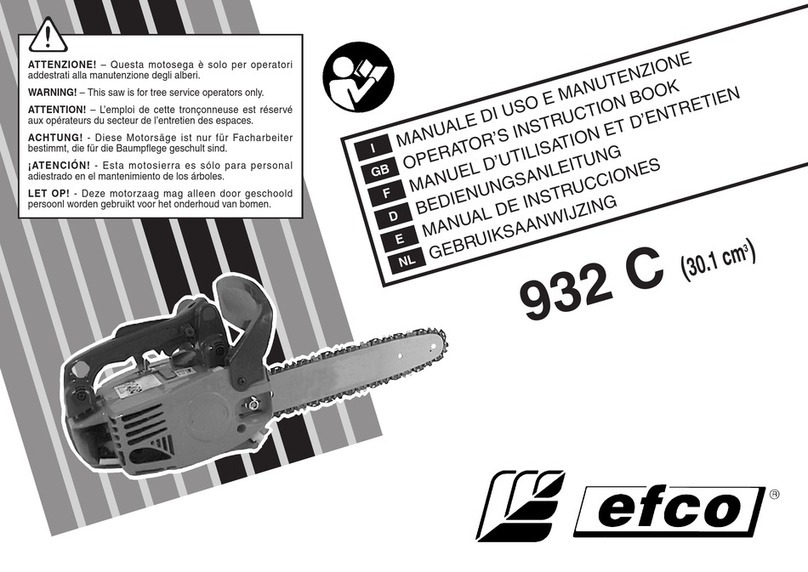 Efco 932 C Specifications