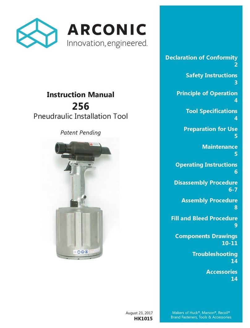 Arconic 256 User manual