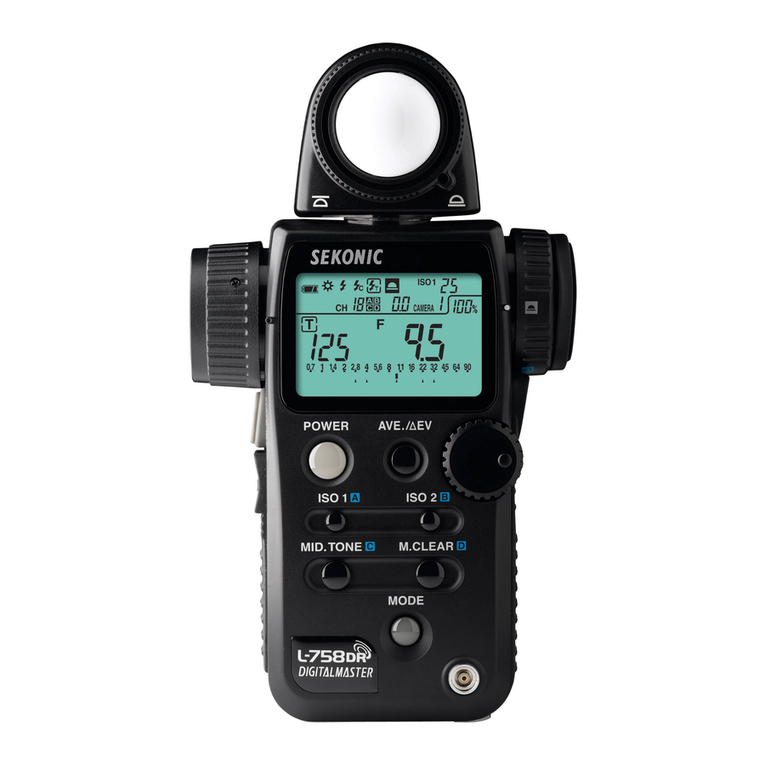 Sekonic DIGITALMASTER L-758DR User manual