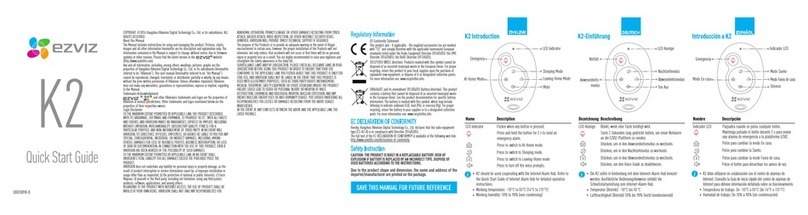 Ezviz Hone Sense K2 User manual