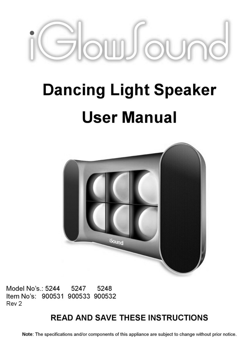 I.SOUND iGlowSound 5248 user manual