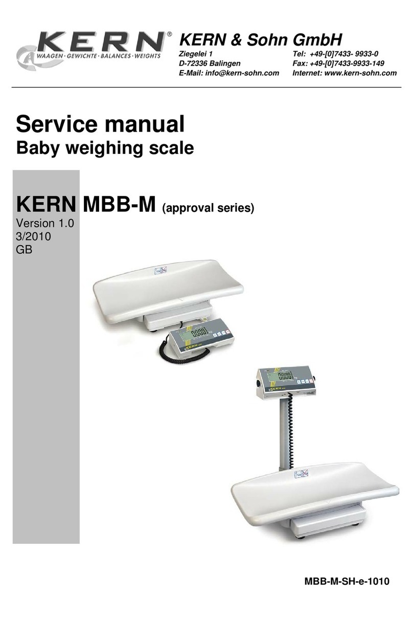 KERN KERN MBB-M series User manual