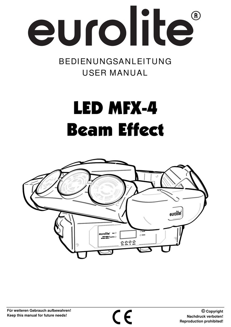 EuroLite LED MFX-4 Beam Effect user manual