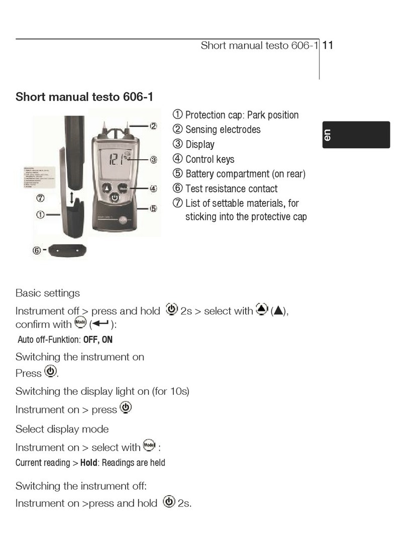 TESTO 606-1 How to use TESTO 606-1 How to use