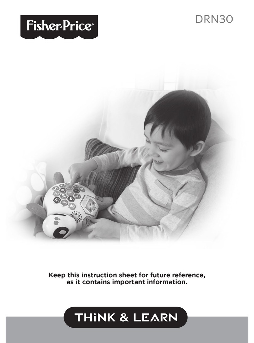 Fisher-Price DRN30 instruction sheet