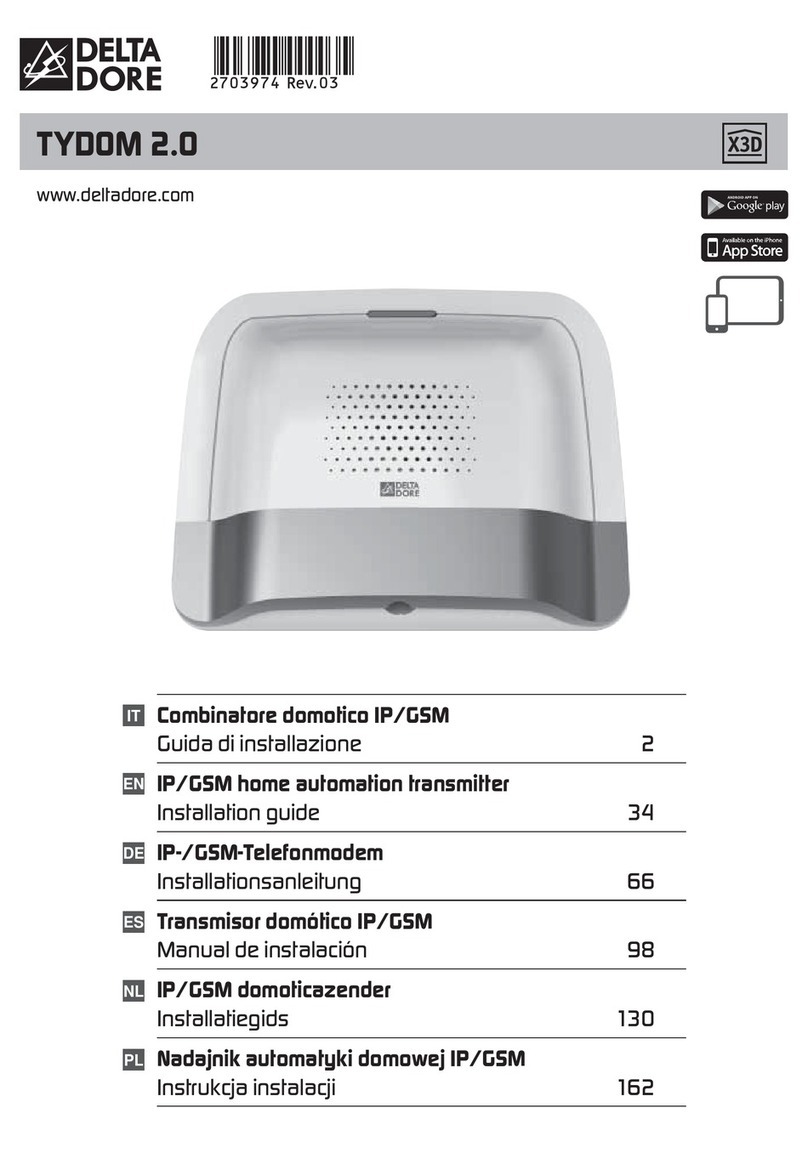 DELTA DORE TYDOM 2.0 installation guide