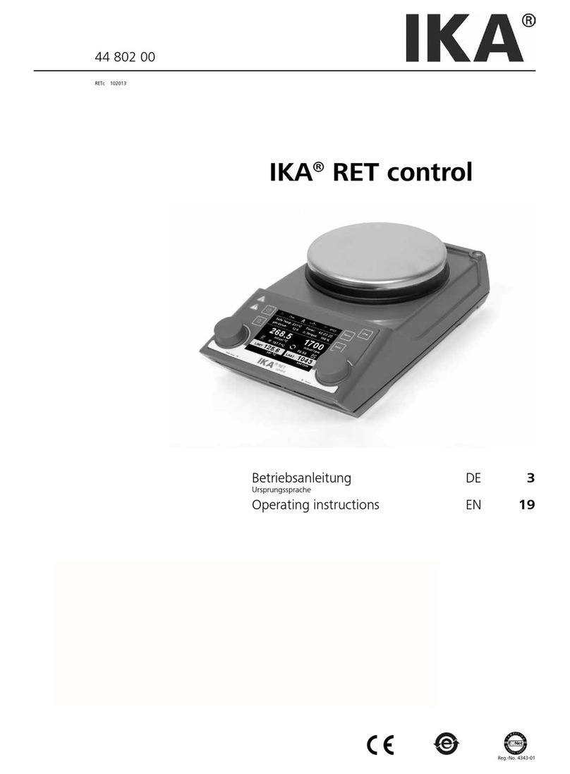 IKA RET control User manual