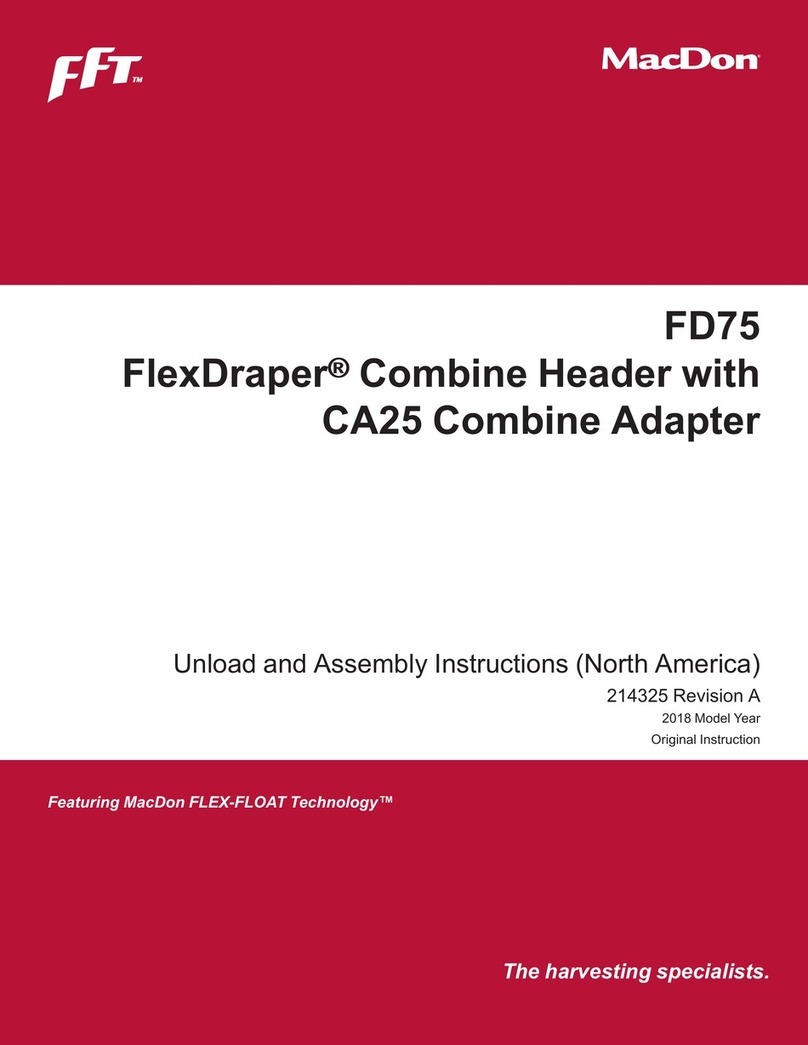 MacDon FFT FD75 Assembly instructions