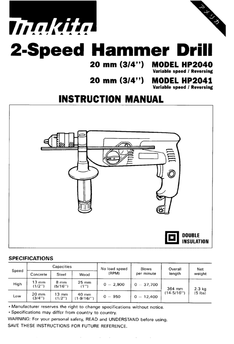 Makita HP2040 User manual