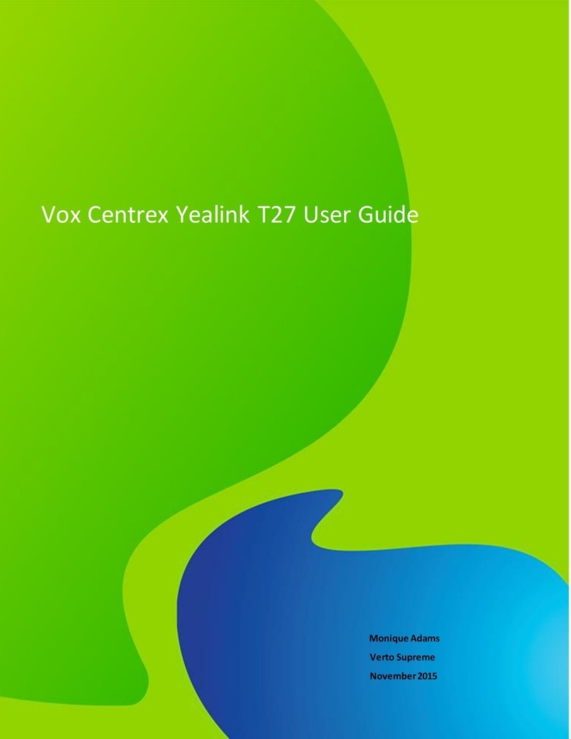 Vox Yealink SIP-T27 user guide