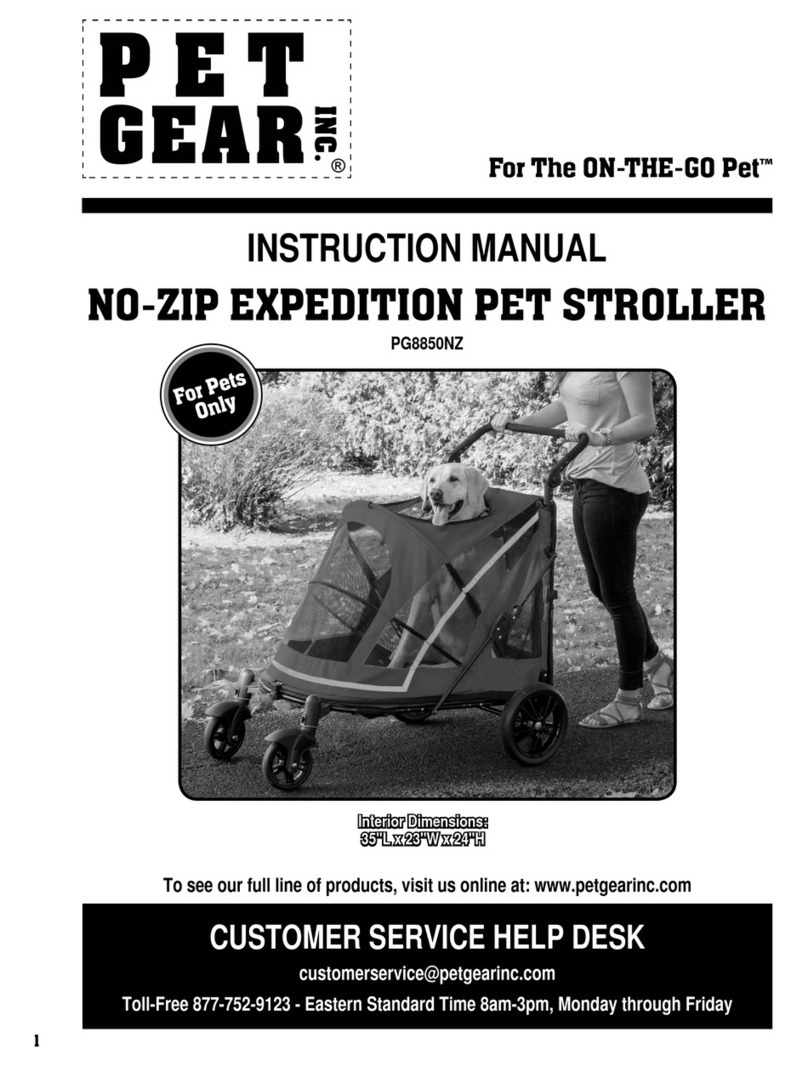 Pet Gear ON-THE-GO Pet PG8850NZ instruction manual