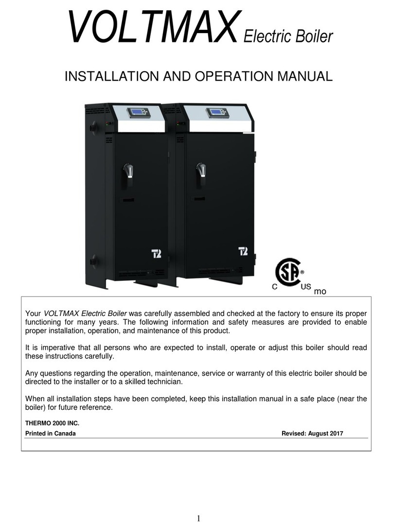 THERMO 2000 VOLTMAX 23 Installation and operation manual THERMO 2000 VOLTMAX 23 Installation and operation manual