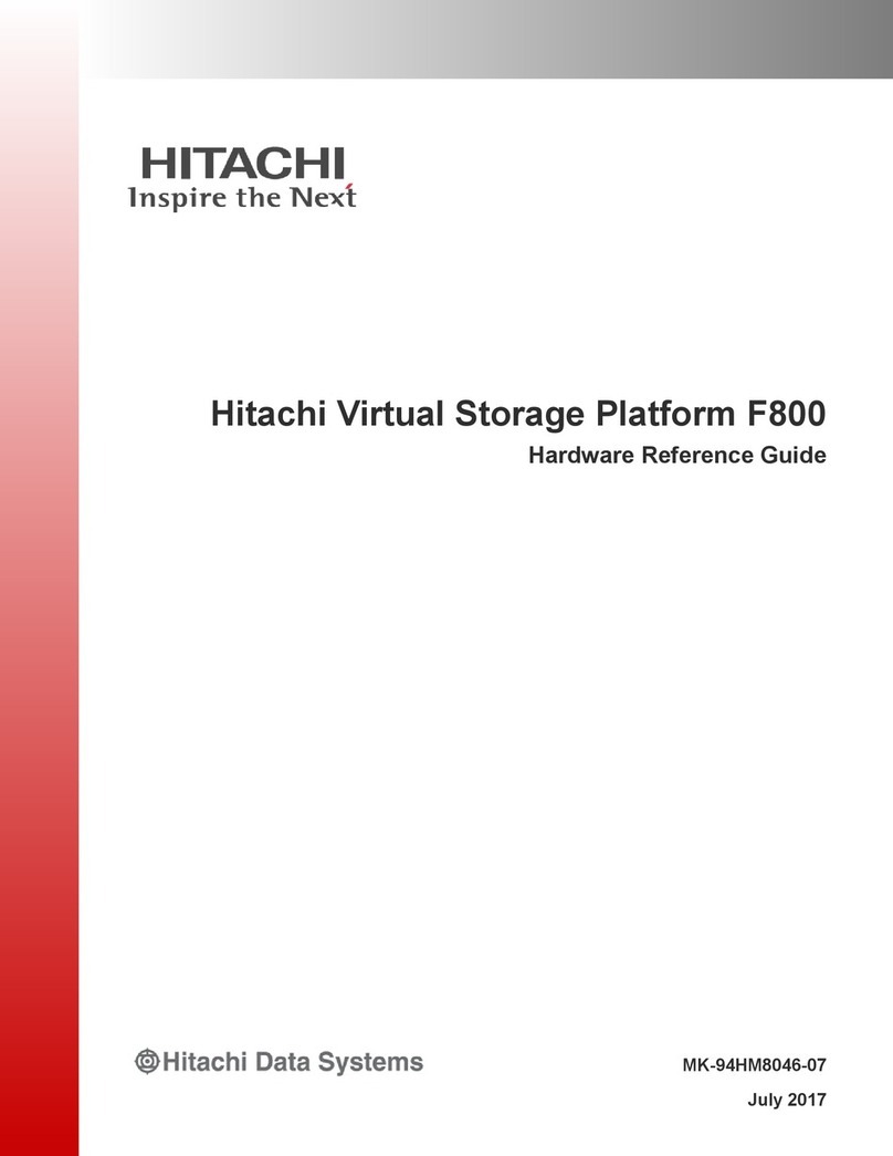 Hitachi Virtual Storage Platform F800 Operating and maintenance manual