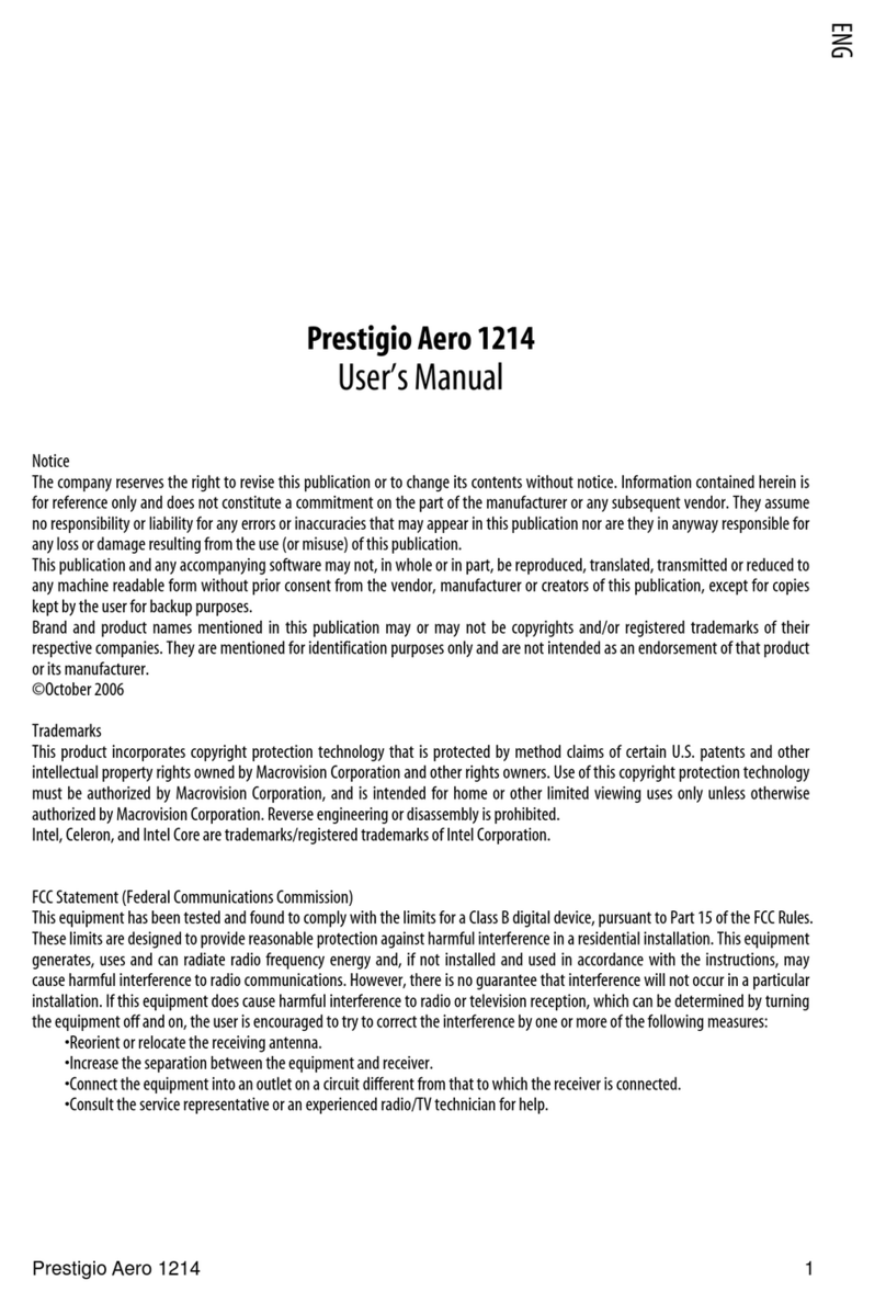 Prestigio Aero 1214 User manual