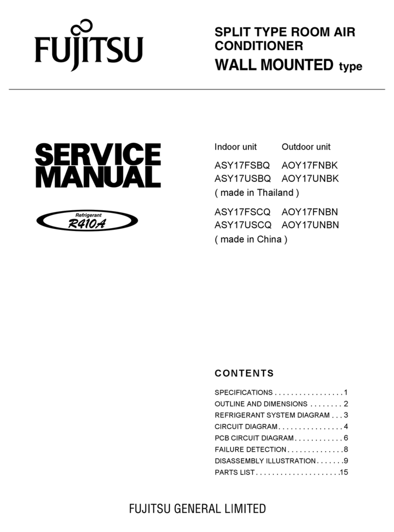 Fujitsu ASY17FSBQ User manual