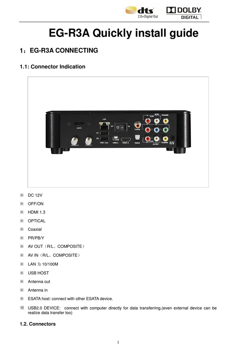 Egreat EG-R3A Quick install guide