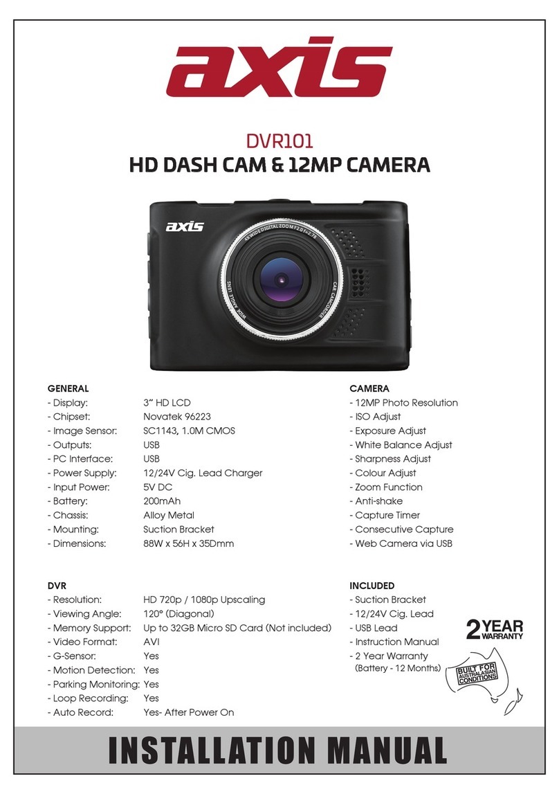 Axis DVR101 installation manual