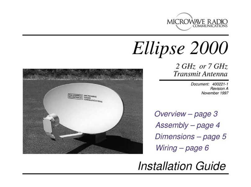 Microwave Radio Communications Ellipse 2000 installation guide