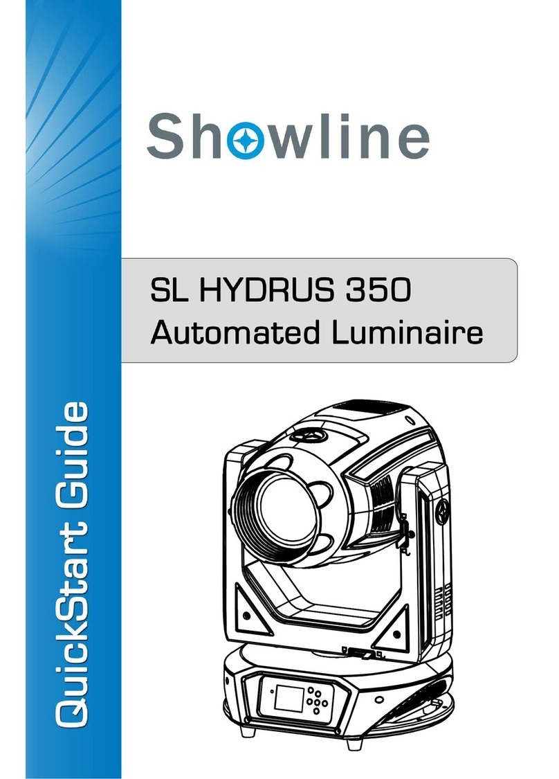 Showline SL HYDRUS 350 quick start guide