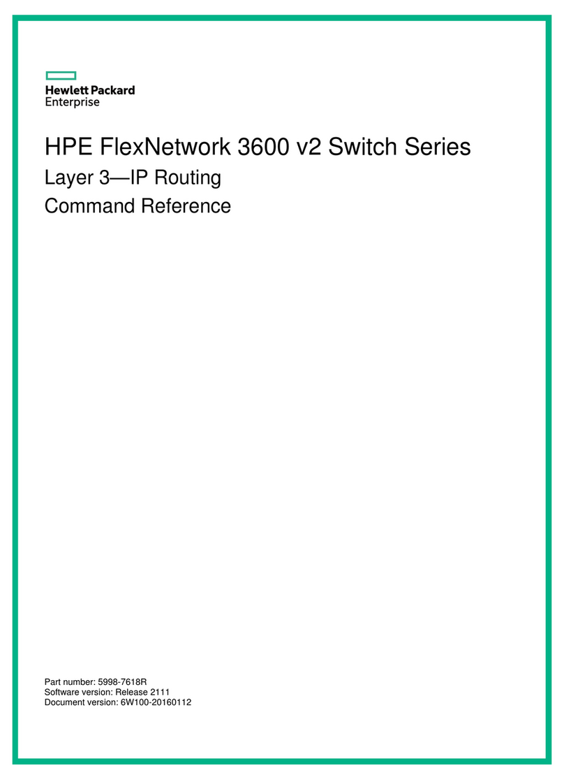 HP 3600 v2 Series Command reference