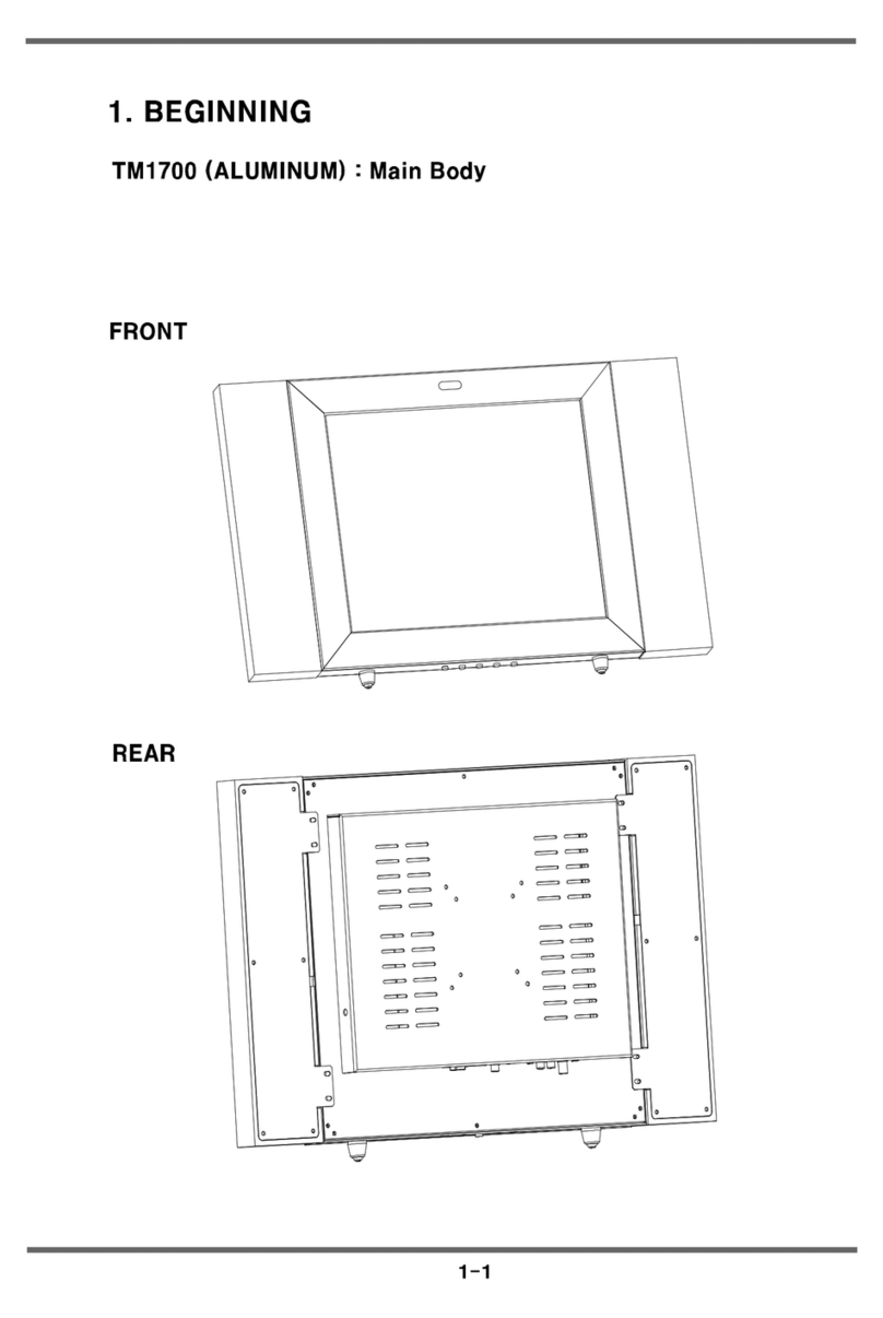 3B Technology TM1700 user manual