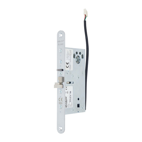 Abloy EL402 installation manual