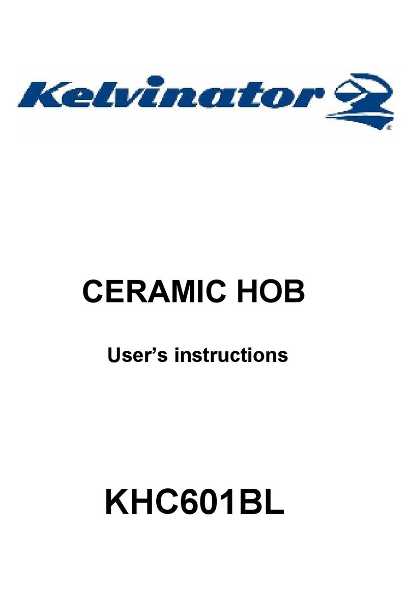 Kelvinator KHC601BL User instructions
